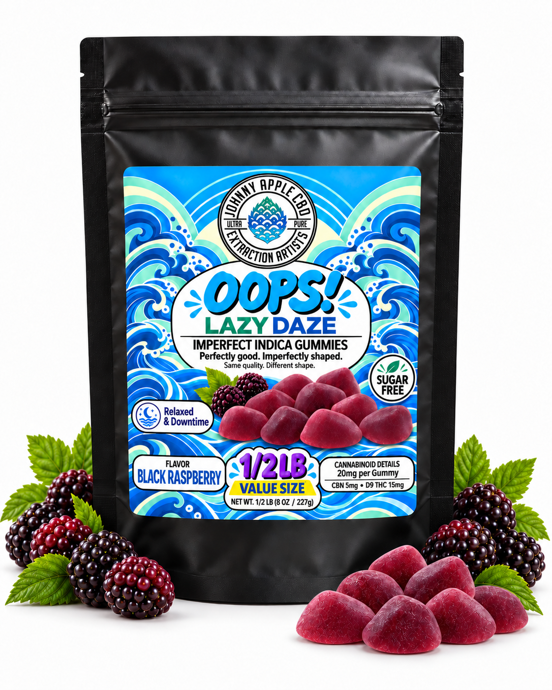 Oops! Lazy Daze – Imperfect Indica Gummies