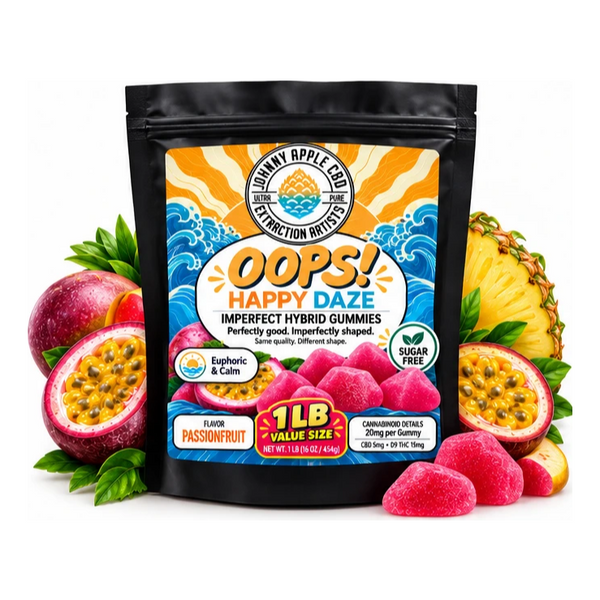 Oops! Happy Daze – Imperfect Hybrid Gummies (Passionfruit, 1 lb)