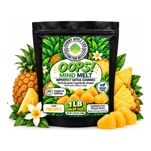 Oops! Mind Melt – Imperfect Sativa Gummies (Pineapple, 1 lb)